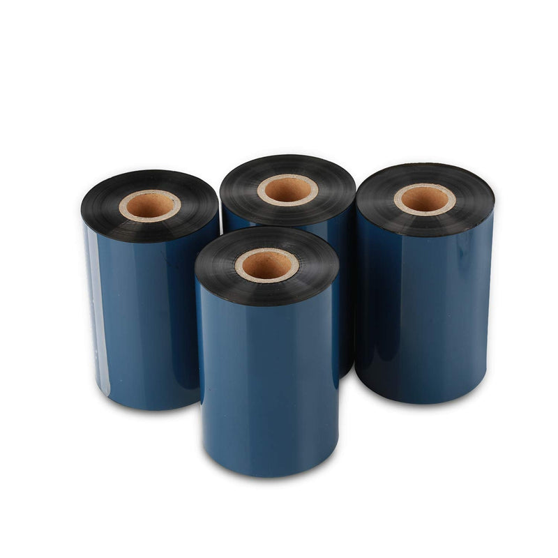 CYTTR Thermal Transfer Ribbon - Premium Wax Printer Ribbon 1"Core Ink Out- 1 Roll (4.33" x 1476') 110mm450m for Zebra ZT410,ZT420,ZT610,105SL,110*i4,140*i4,zt230,Godex ez2300,Citizen s700