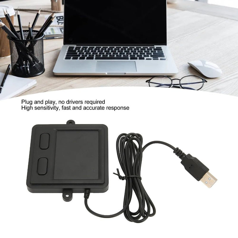 Wired USB Touchpad Mouse – High Sensitivity Multi-Touch Trackpad with Plug & Play, 2 Buttons, Portable for Home/Office/Travel