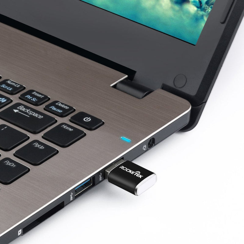 Rocketek Aluminum USB 3.0 Portable Memory Card Reader Adapter for Micro SD Card/TF Card Reader Adapter