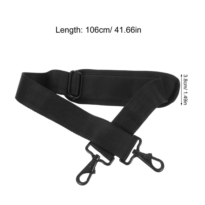POPETPOP 2Pcs Premium Instrument Bag Shoulder Straps Padded Durable Guitar Case Belts for Violin Cello and More Convenient Replacement for Broken Straps Black Color