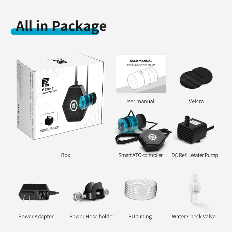 [AUSTRALIA] - FZONE Aquarium ATO with Controller, QST2.0 Auto Top Off System for Saltwater Aquarium & Freshwater Aquarium 