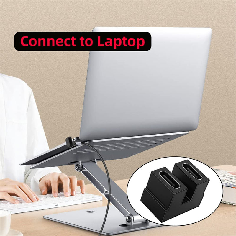 NFHK 40Gbps USB4 Type C Female to Female Coupler Extender Power Data Video Adapter for NS Switch & Phone & Laptop