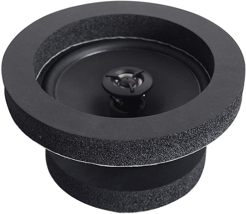 RDBS 6" 6.5" 6.75" Car Speaker Foam Rings Universal Self Adhesive Speaker Fast Rings Sponge Bass Blocker Kit Waterproof High Rebound EVA Foam Speaker Enhancer Baffle（4PCS ） Three ring