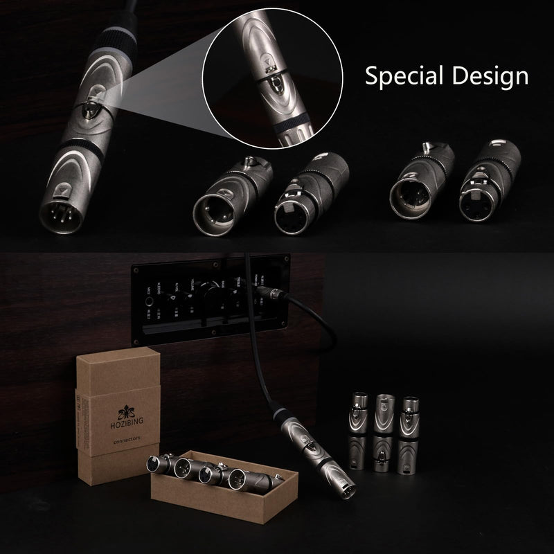 XLR Adapter, 5 Pin Female to 5 Pin Female Connector for DMX Audio Mixer Mic Extension - 2 Pack 5PIN XLR Female to 5PIN XLR Female(D1069)