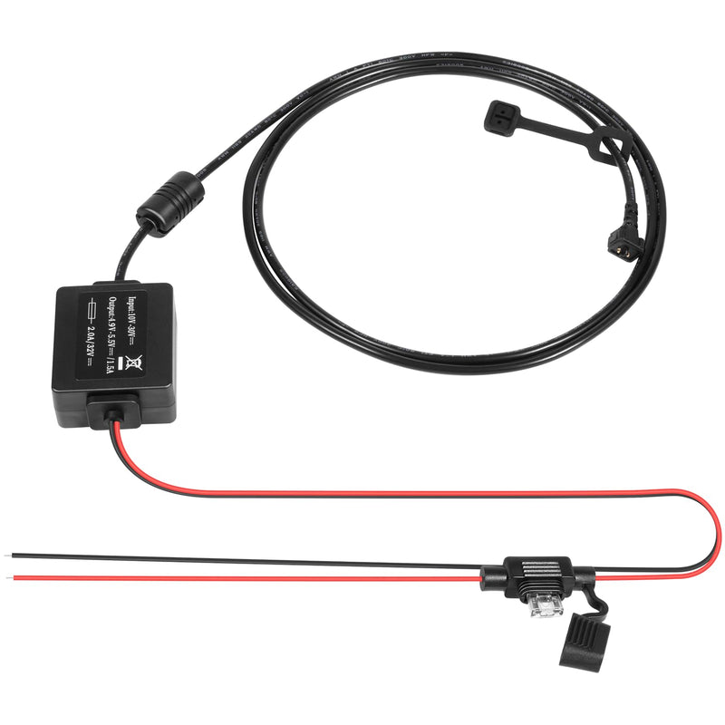 010-11843-01 Motorcycle GPS Power Cable for Garmin Navigator Mount Bracket | Compatible with Garmin zumo 340LM 345LM 346LMT-S 350LM 390LM 395LM 396LMT-S Navigators, Hardwire Charging Cable w/Inline Fuse