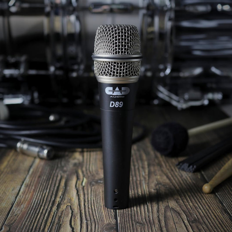CAD Audio CADLive D89 Premium Supercardioid Dynamic Instrument Microphone