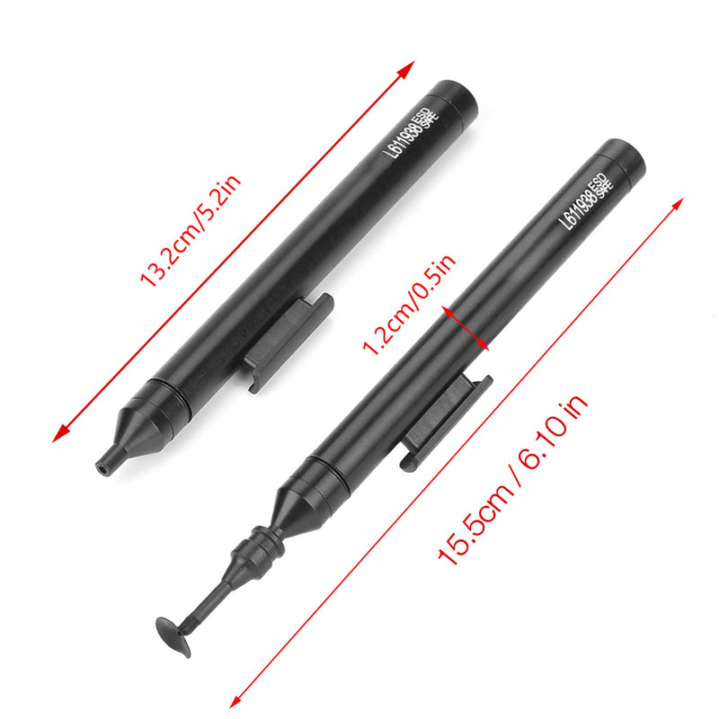 Vacuum Pen Suction Pen L611938 Vacuum Suction Spring with 6 Suction Cups and 2 Suction Tips for IC SMD, Default