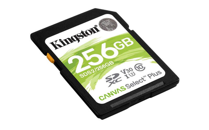 Kingston 256 GB SDXC Class 10 Flash Memory Card SDS2 Memory