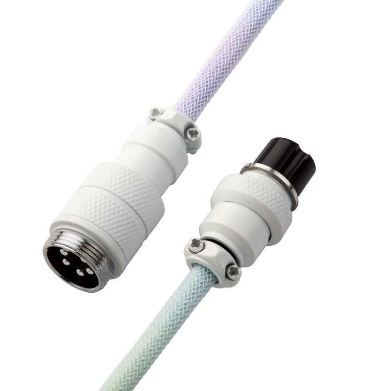 CableMod Pro Coiled Keyboard Cable (Pastel Rainbow, USB A to USB Type C, 150cm) Pro Coiled Pastel Rainbow