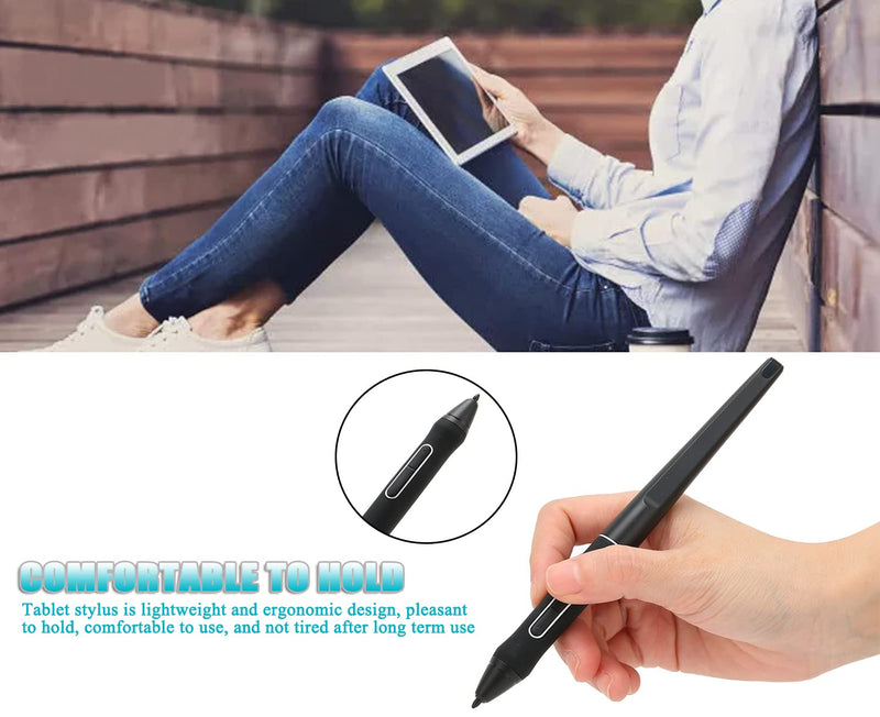 Yoidesu Stylus Pen, PW507 Portable Stylus Pens for Touch Screens High Sensitivity Digital Tablet Stylus for HUION Tablet Kamvas Pro 12/13/16/Kamvas 16/20