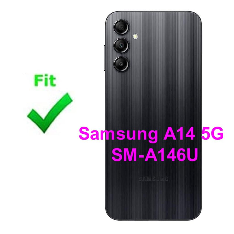 Waterproof Sim Card Tray SD Card Holder Replacement for Samsung Galaxy A14 (5G) SM-A146U A146U1 S146VL with Water Proof Rubber Seal USA Version - Black