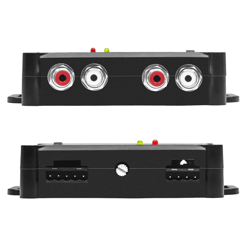 Recoil LOCD Active 2-Channel Line Output Converter Driver 2-in-1, 10V Line Output Signal with Auto Sense Remote Turn-on