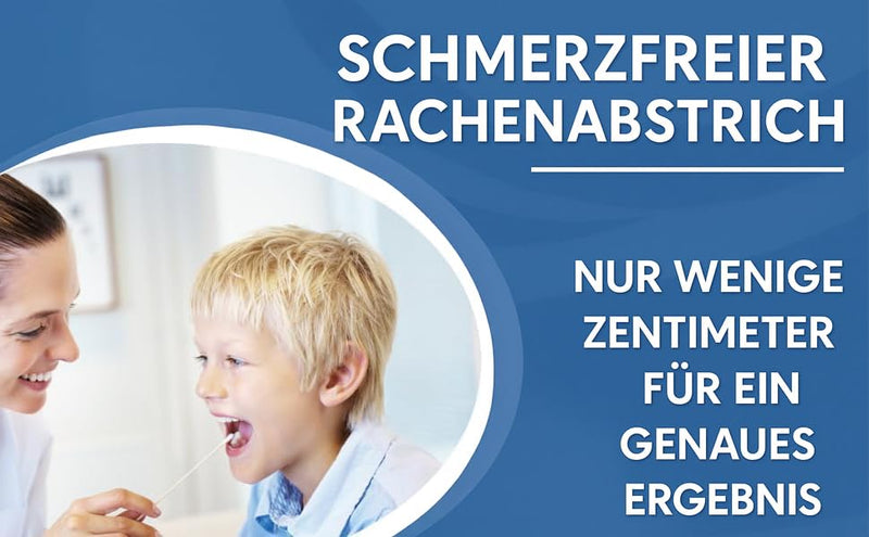 [AUSTRALIA] - Medicinadellavoro.com Streptococcal Rapid Test, Children and Adults, Throat Streptococcal Test Detection of Streptococcal Group A, Useful for Fever, Sore Throat, Result 10 Minutes (2 Tests) 2 TEST 