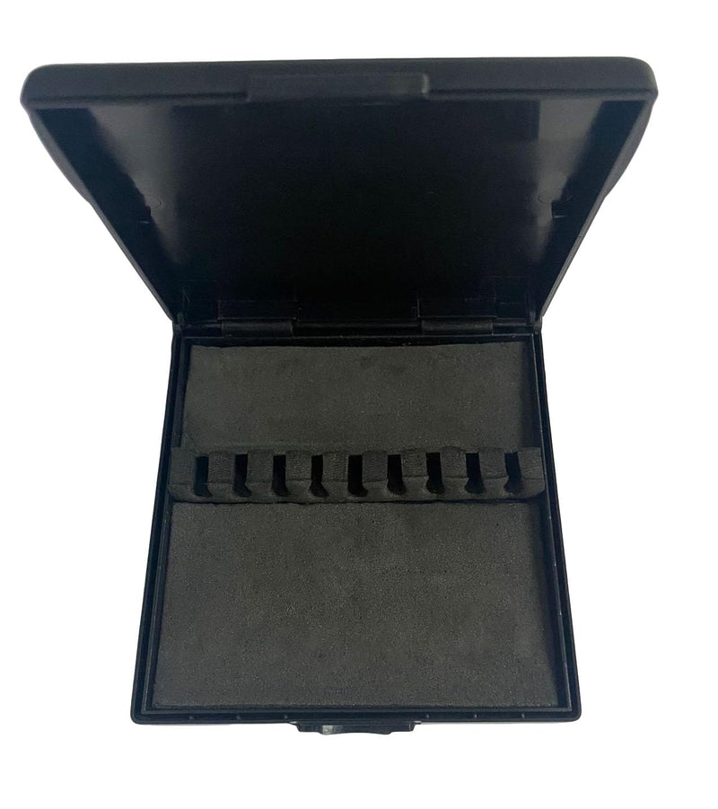 Black Oboe Reed Case Plastic Storage Box Holder for 9pcs Oboe Reed 3.7 x 3.5 inch