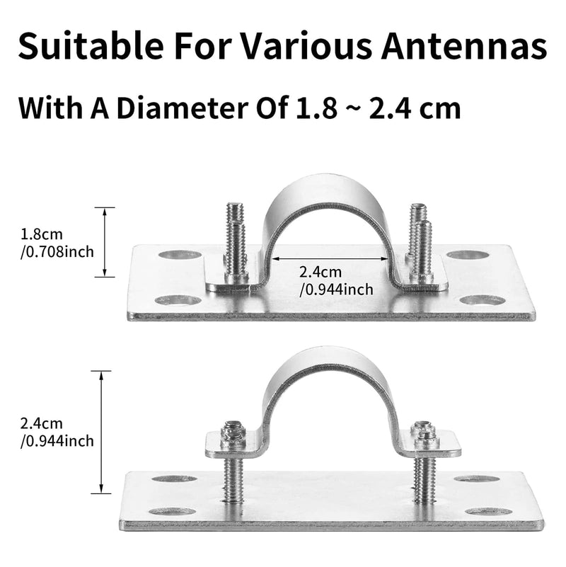 1090MHz 978MHz Dual Band ADS-B Antenna Flightaware Outdoor 5dBi Fiberglass Antenna with 10ft Extension SMA Cable, Increase Catching Distance and Number, Eifagur