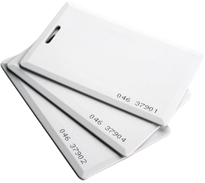 10 pcs 26 Bit Proximity Clamshell Weigand Prox Swipe Cards Compatable with ISOProx 1386 1326 H10301 Format Readers and Systems. Works with The Many of Access Control Systems 10