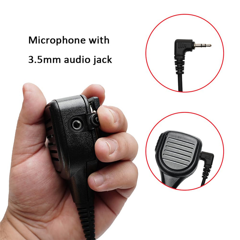 [AUSTRALIA] - Vx-261 Mic Speaker Mic Shoulder Handheld Microphone with Reinforced Cable for Yaesu Vertex Standard VX-230 VX-231 VX-298 VX-350 VX-351 VX-180 EVX-531 2 Way Radio Walkie Talkie 