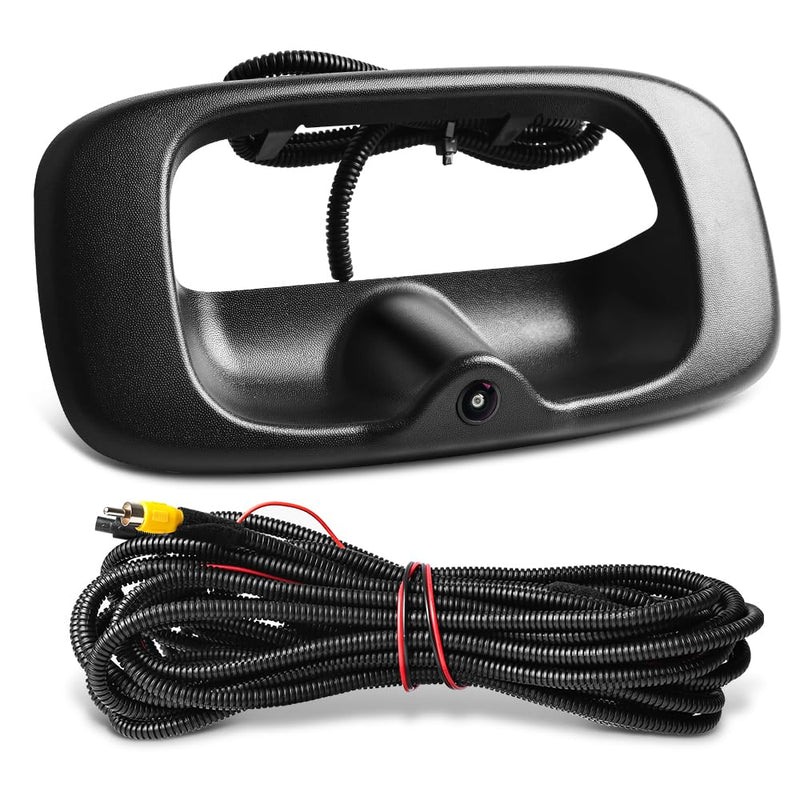 Rear Tailgate Handle Backup Camera Compatible with 1999-2006 Chevy Silverado/GMC Sierra 1500 2500HD 3500HD Classic Tailgate Reversing View Park Assist Camera Replaces 15228539 GM1915105