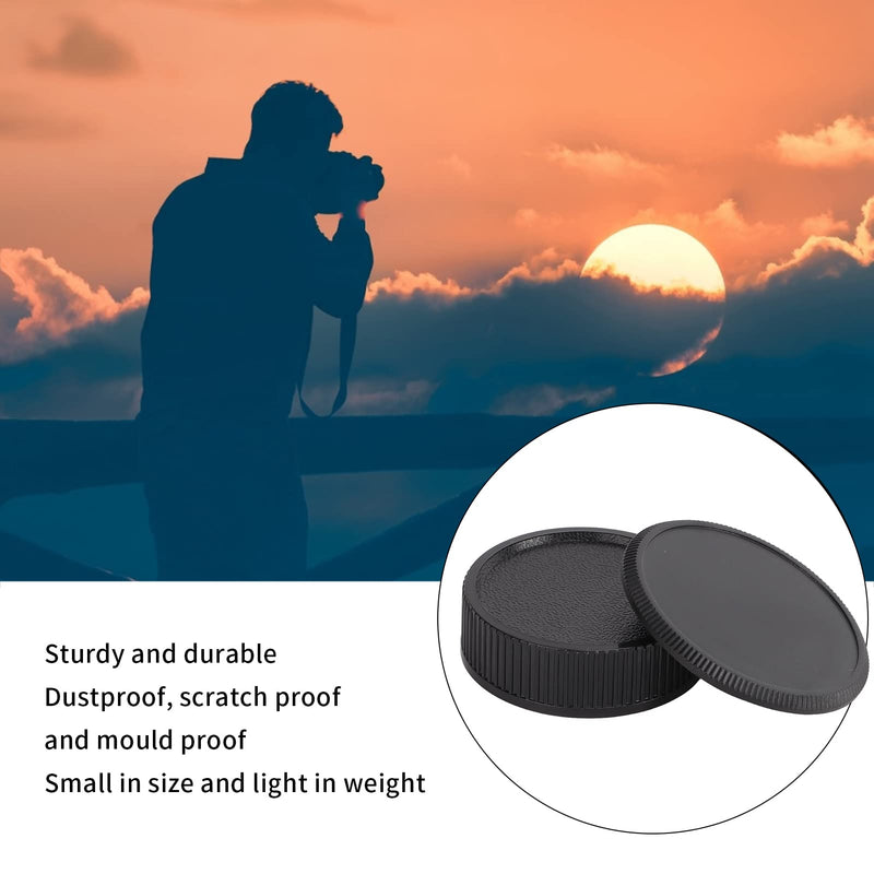[AUSTRALIA] - YYOYY 3 Pairs Rear Lens Cover and Camera Body Front , M39 Front Rear Lens , Dust Proof and Scratch Proof, Light Weight Plastic , for M39 Lens 