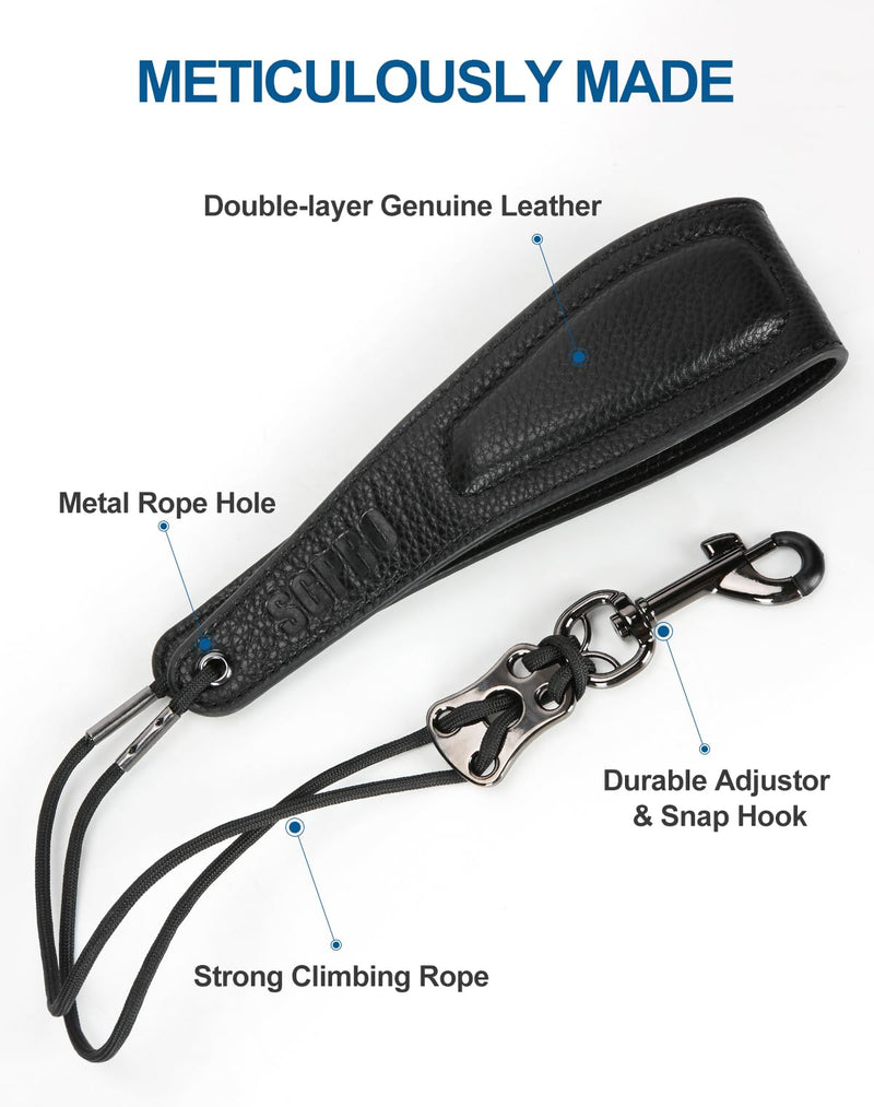 Saxophone Neck Strap with Adjustable Length, Ergonomic Soft Pads & Design - Robust Soprano, Tenor, Alto Saxophone Strap with Metal Adjuster & Swivel Hook, Perfect Saxophone Accessories Gift