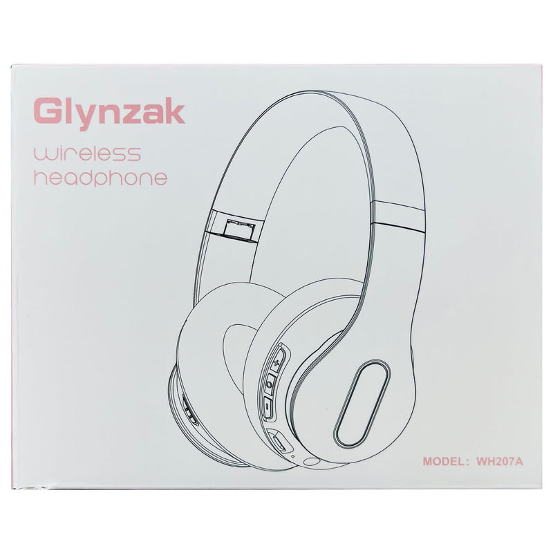 [AUSTRALIA] - Wireless Headphones Over Ear 65H Playtime HiFi Stereo Headset with Microphone and 6EQ Modes Foldable Bluetooth V5.3 Headphones for Travel Smartphone Computer Laptop Rose Gold WH207A 