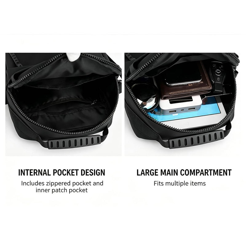 Laptop Storage Pouch, Desktop Organizer for Professional Use Bag | Self-adhesive multi-compartment laptop storage pouch for adults. Elastic desktop organizer for mouse and charger accessories.