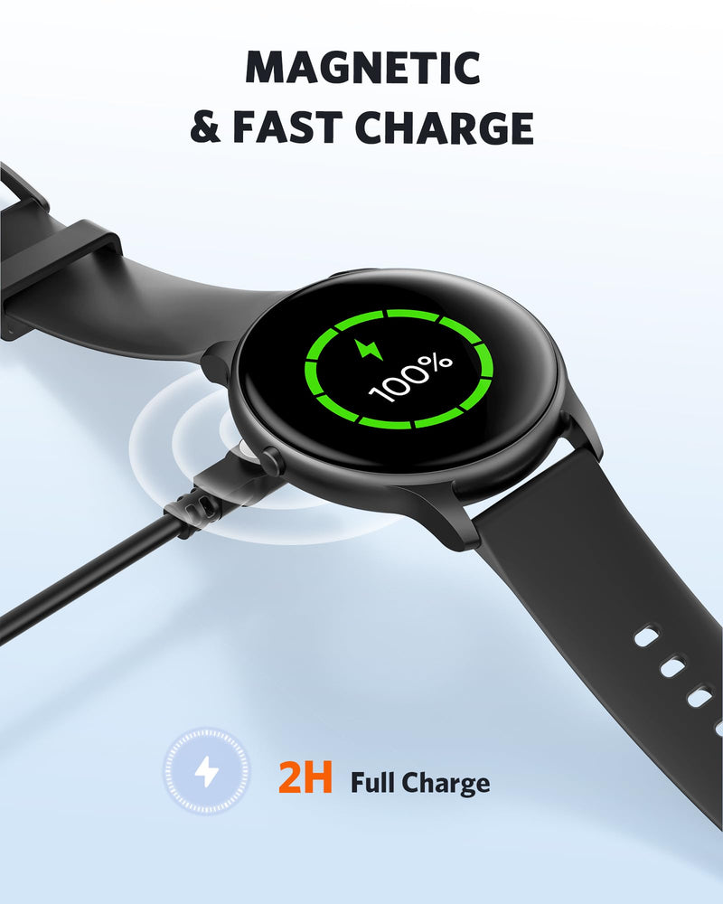 Parsonver PS01G Smart Watch with Bluetooth Call Bundle with PS01G Data Cable