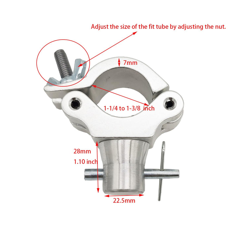 [AUSTRALIA] - Aluminum 32-35mm Wrap-Around Coupler Clamp for stage lighting Truss Clamp Load Capacity 440 lbs 