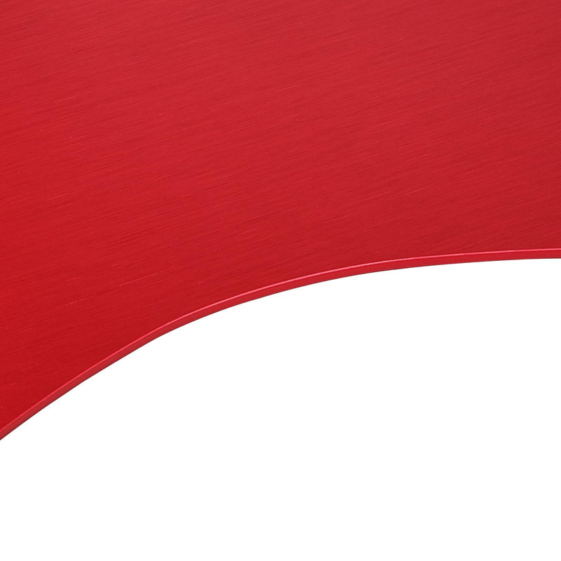 [AUSTRALIA] - Banworks CNC Processed Aluminum Precision Bass Pickguard 1.5mm-Thick 1 Ply 13-Hole Straight Edge P Bass PB Scratch Plate for USA/Mexican Modern Style Fender Ultra Precision Bass JT/HB-10 Red Aluminum Red 