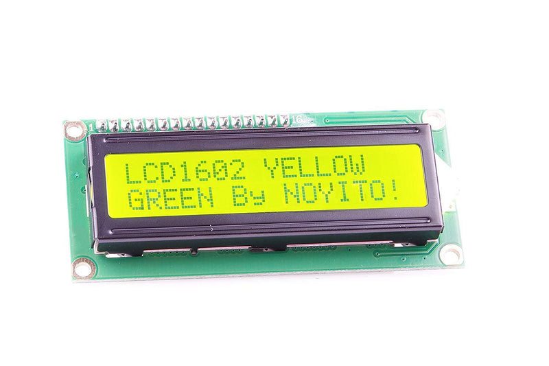 NOYITO 1602 16x2 LCD Module Shield Blue Backlight with IIC I2C Driver Serial Interface for UNO R3 MEGA2560 (Pack of 2) (1602 IIC Screen Blue) 1602 IIC Screen Blue