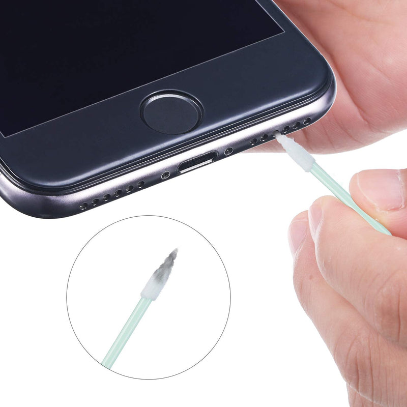 Tatuo Metal Anti Dust Plugs Compatible with iPhone 14/13/ 12/13 Pro Max, Included Phone Charger Port Plug Cleaning Brush Kit, Cell Phone Speaker Receiver Cleaning Brushes Set, 16 Pieces