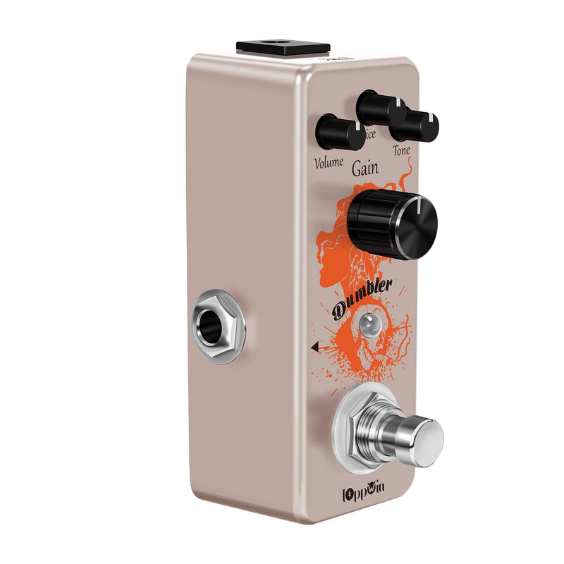 Dumbler OD Dumble Overdrive Pedal - Vintage Amp Simulator, Classic Overdrive Tone, True Bypass, Mini Metal Enclosure (DC 9V)