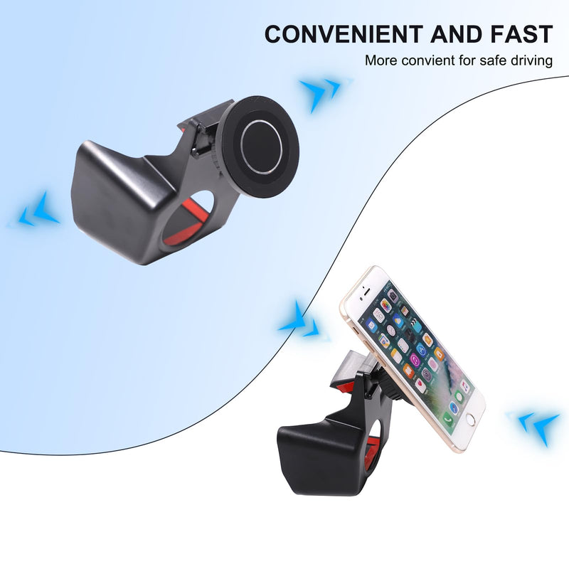 TOYCIDFG Magnetic Phone Holder Rotatable Compatible with Toyota Tacoma 2024 2025 2026, Dashboard Start Button Attached Car Phone Mounted Accessories (8-inch Screen) 8-inch Screen