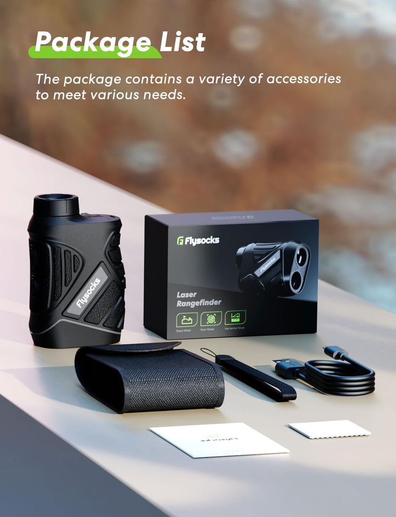 [AUSTRALIA] - Range Finder for Hunter, 2000Y Hunting Rangefinder with Rechargeable Battery, 7X Zoom Laser Rangefinder, Clear Accurate Range Finder for Shooting/Golf with Slope Mode, Easy to Use 