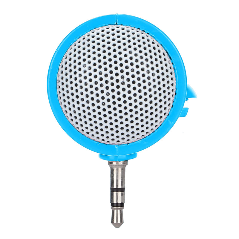 Mini Stereo Speaker,New DIY Pillow Speaker, True HD and Unique Soft Sound Portable Speaker, Portable Plug in Speaker with 3.5mm Aux Audio Input, for Mobile Phones and Tablets(blue) blue