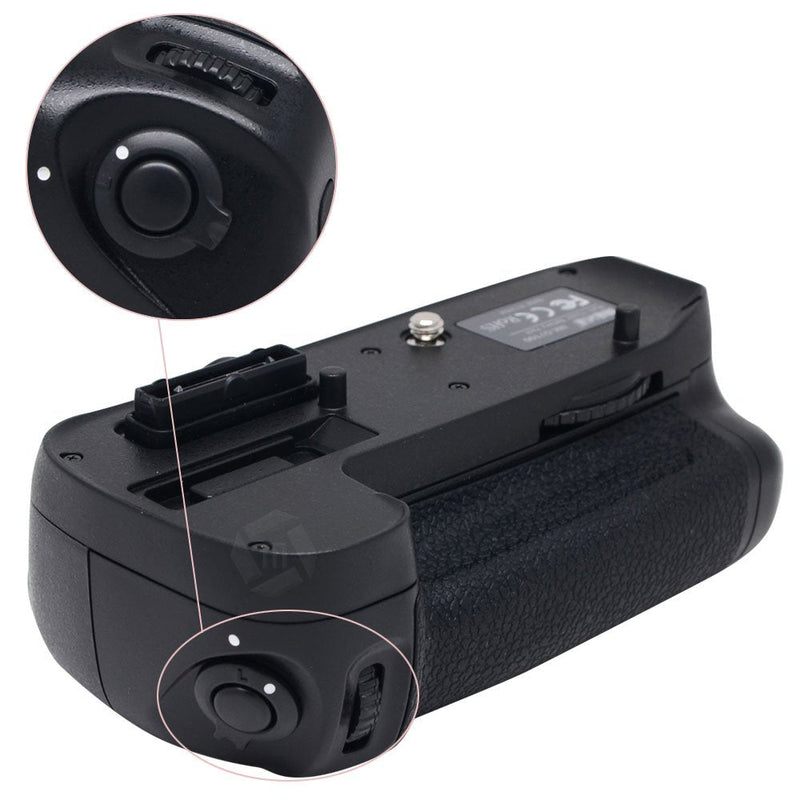 Mcoplus BG-D7100 Vertical Battery Grip as MB-D15 Replacement for Nik D7100, Hold EN-EL15 Battery(Battery not Included)