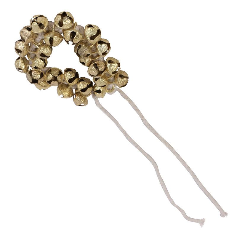 Indian Classical Kathak Ghungroo Pair 16 No. Big Bells Tied with Cotton Cord For Anklet Musical Instrument From India Dance Accessories (25-25) 25-25