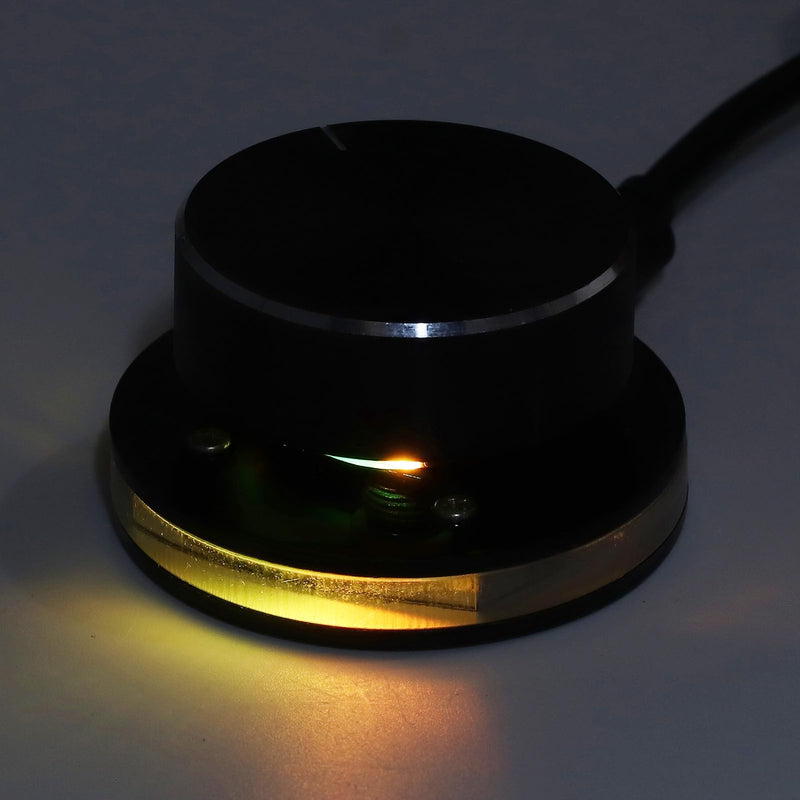 USB Volume Control Knob Multimedia Controller with RGB Light for Android PC External Media