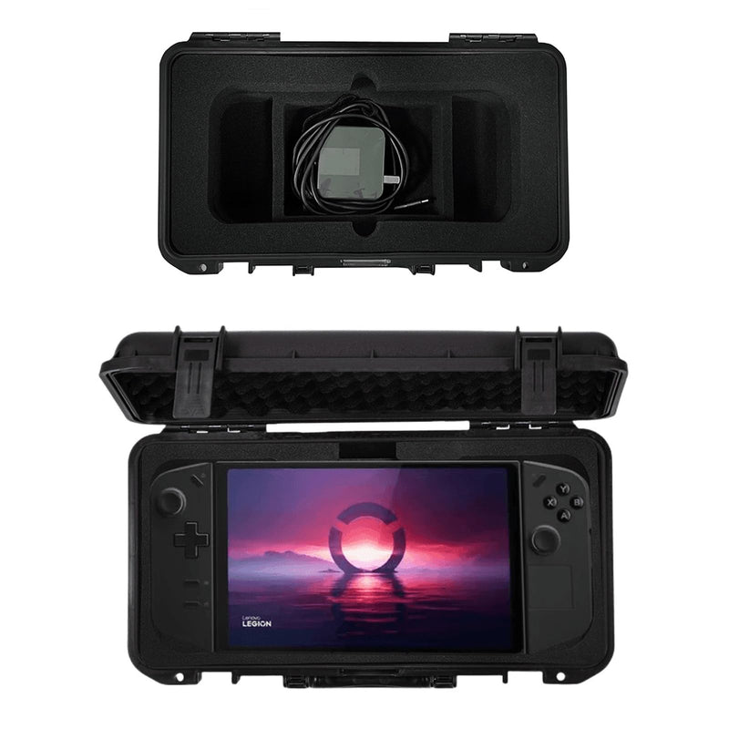 JYGamhanbil Waterproof Carrying Case for Legion Go S / Go 8.8" / Go Gen 2 | Large Capacity Hard Shell Bag Cover for Lenovo Legion Go 2025 / 2023 Gaming Handheld PC Console Dock,Charger,Accessories Black