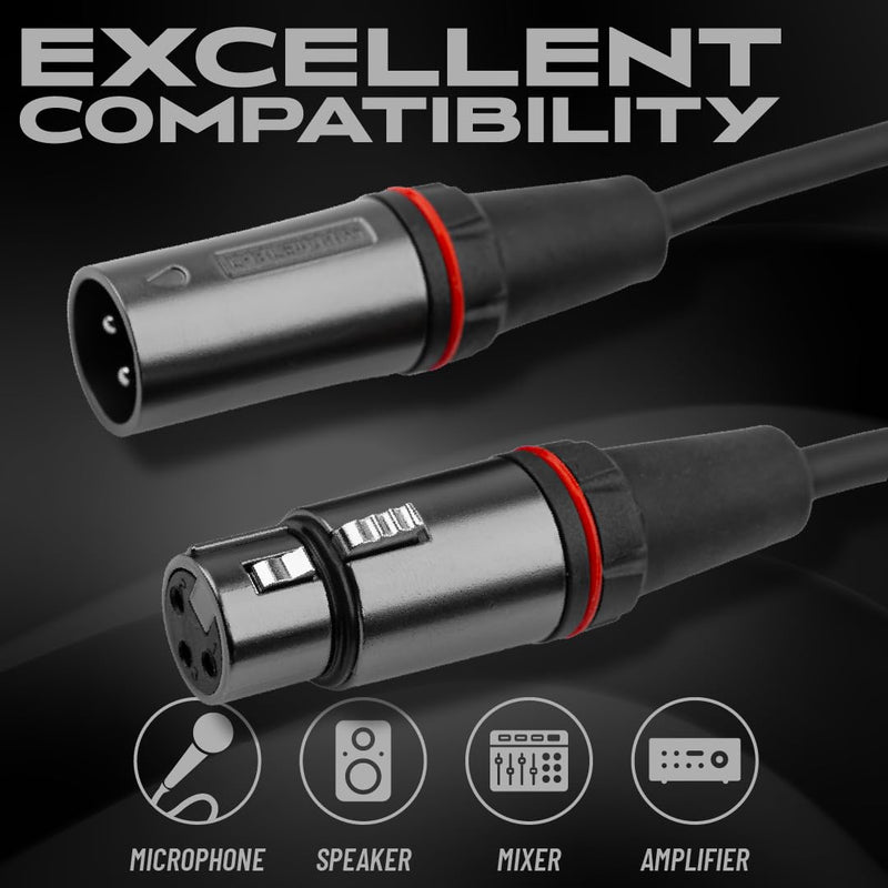 [AUSTRALIA] - By Gator Cases Headliner Series Premium 50 Foot XLR Microphone Cable, (GCWH-XLR-50) 50 Feet 