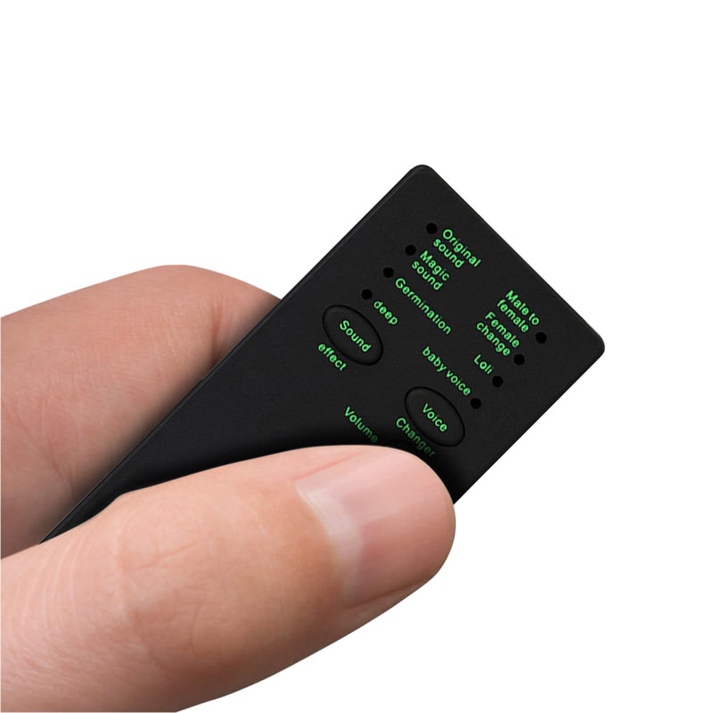 Mini Portable Voice Changer, Handheld Microphone Voice Modulator Disguiser with 8 Sound Effects, Live Broadcast Voice Gaming Recording for Mobile Phone Computer PS4 PS5 Xbox One Games Streaming M1