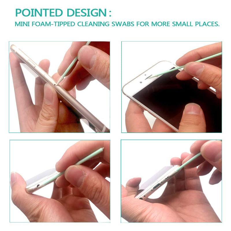 [AUSTRALIA] - 44 Pieces Cell Phone Cleaning Kit, USB Charging Port and Headphone Jack Cleaner Brush Tool Set Compatible with iPhone Xs Max X 8/7/6/5/4 iOS Samsung LG Huawei Motorola MacBook and Android Devices 