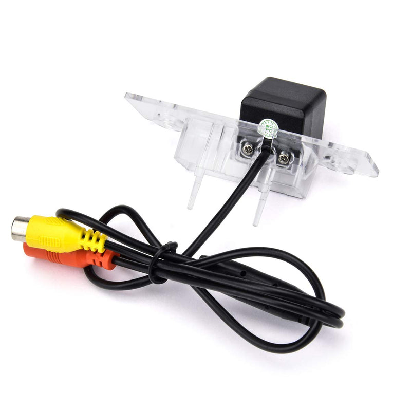 AHD/CVBS Car Rear/Front View Camera Fisheye Lens License Plate with RCA Cable & Vehicle Cam for Ford Mondeo MK2 MK3 /Fusion/Fiesta ST/Classic/Ikon/Flex/Taurus &170° Wide-Angle Backup Camera