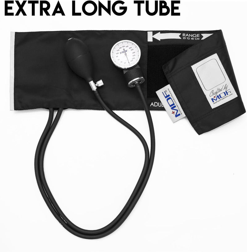 MDF Calibra Aneroid Blood Pressure Monitor Manual Black L