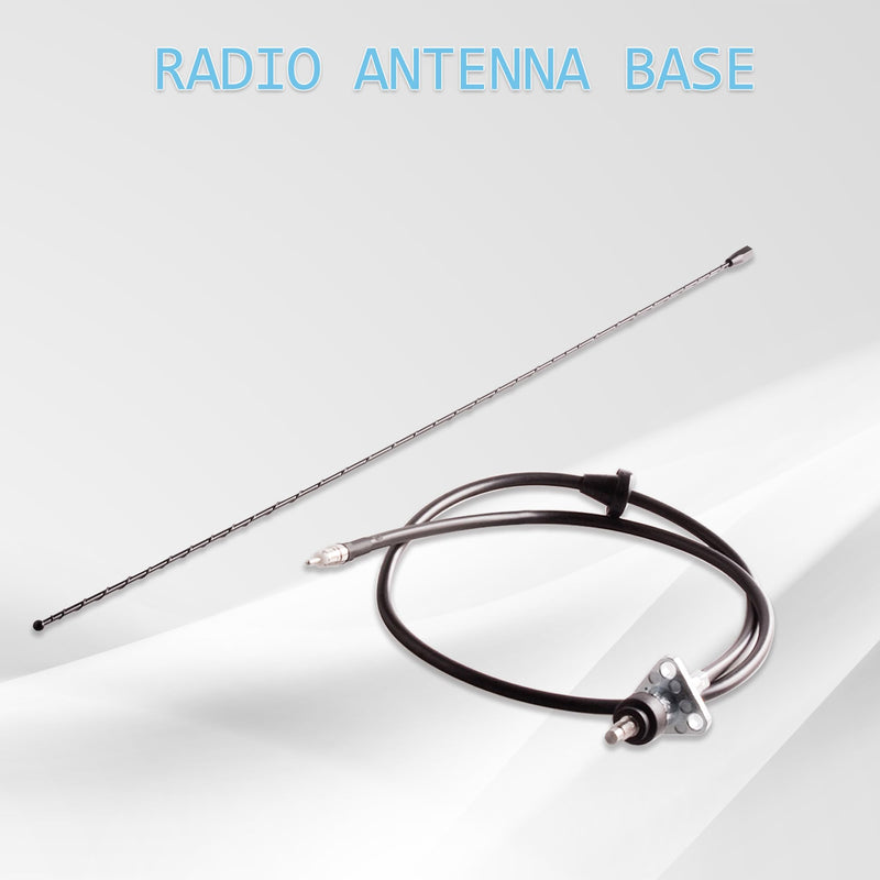[AUSTRALIA] - Radio Antenna Base Assembly Compatible with 2002-2006 Cadillac Escalade, 1999-2007 Chevy Avalanche Silverado Suburban Tahoe, 1999-2007 GMC Sierra Yukon, Replace# 15829166 