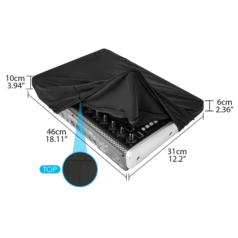 Audio Mixer Dust Cover Compatible with BEHRINGER X-Touch Chinlon Dust Cover - Precision Protection for Universal Home Studio Audio Mixer Midi Controller
