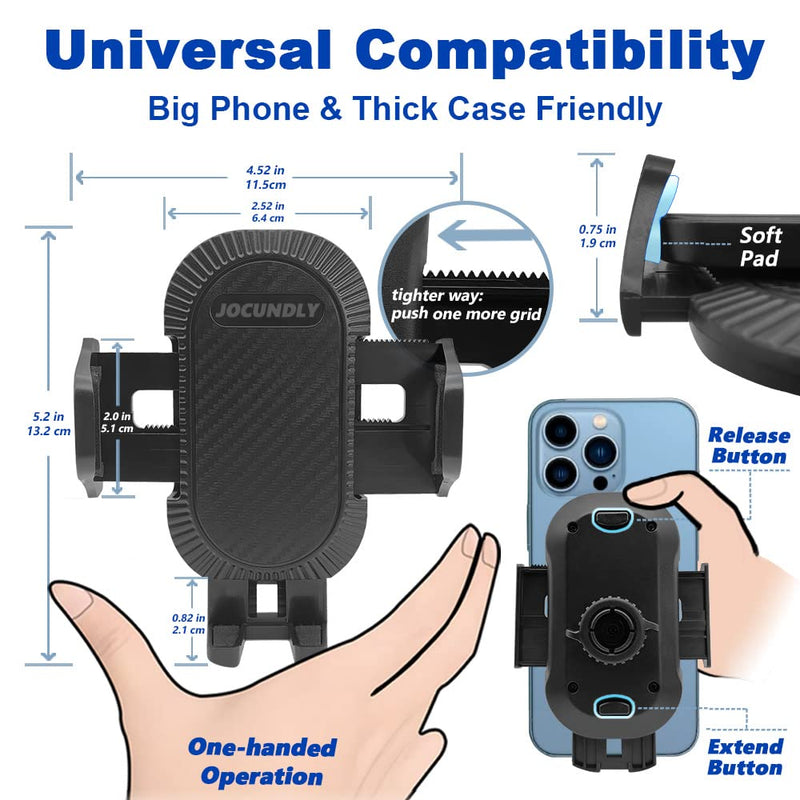 Car Phone Mount 2017-2023 BMW 5 Series and 2018-2023 BMW M5 [Thick Case Friendly] Mobile Phone Holder Cell Navigation Bracket Air Vent Auto Accessories Cradles, All Phones