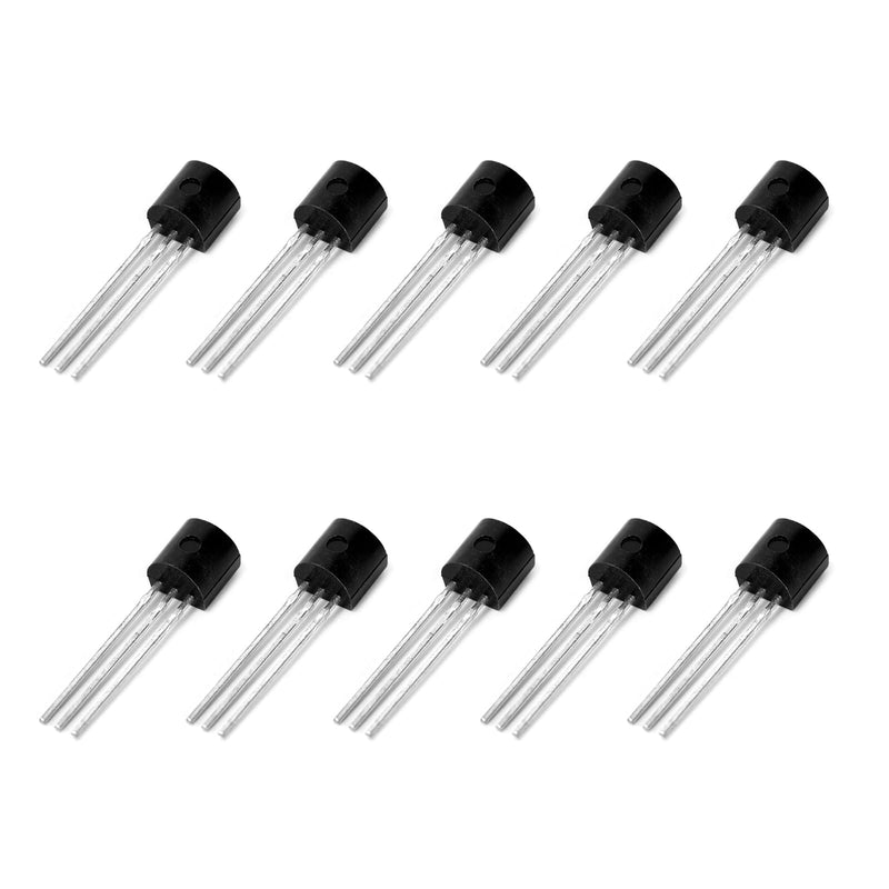 10Pcs 2N5457 N-Channel 5457 JFET Transistor 25V 10MA for DIY Projects Switching Transistor Analog Switch Bass Audio Amplifier