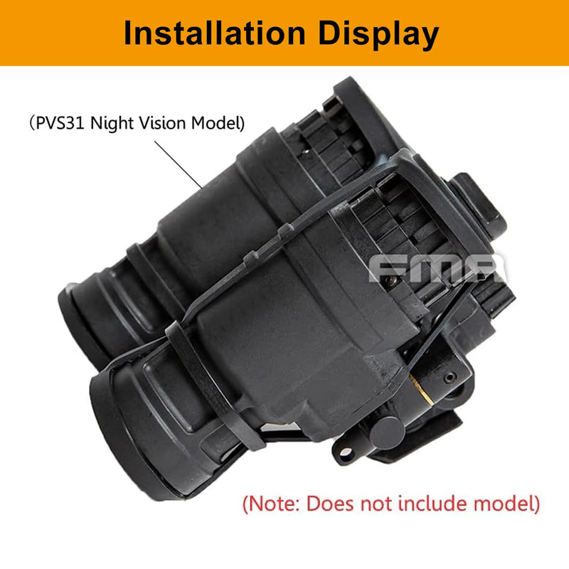 [AUSTRALIA] - Tactical Rubber Lens Cover for AN/PVS31 Dummy Night Vision Goggle Model Lens PVS31 NVG Lens Protective Cover Apron Soft Rubber Lens Caps Objective Optics Protection Covers 2 Pair 