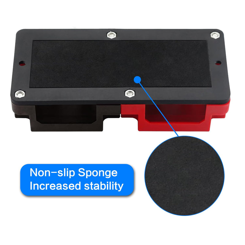 600A Bus Bar 12V Waterproof Power Distribution Block with 4 x M10(3/8") Terminal Studs Heavy Duty Marine Bus Bar Module Design for Automotive RV Car Marine Truck Boat 600A